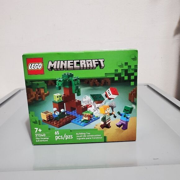 Lego Minecraft The Swamp Adventure 21240 Building Set Sealed Box - Picture 1 of 6